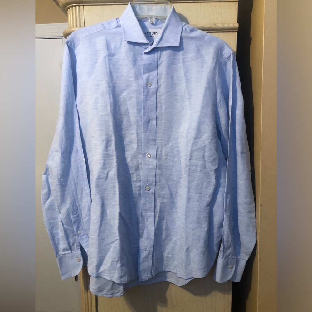 LEDBURY Pale Blue Fine Shirting